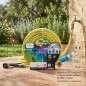 NTS Gelbes 15-mm-Schlauchset (25 m) mit Spritzpistole | Effiziente und praktische Gartenbewässerung | Hohe Flexibilität und Wide