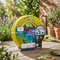 KIT Garden hose NTS Yellow 15 mm 15 meters with gun KIT Garden hose NTS Yellow 15 mm 15 meters with gun