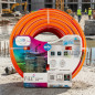 Tuyau de travail NTS 25 mm x 50 m | Haute visibilité et grande durabilité pour la construction | Tuyau professionnel