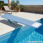 Cama elástica de molas para piscinas | Comprimento 1,80 m | Largura 0,40 m | Cama elástica resistente | Acessórios para piscina