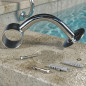 Support de main courante ouvert à 90° en acier inoxydable | Compatible avec les mains courantes de Ø 43 mm | Accessoires de pisc Support de main courante ouvert à 90° en acier inoxydable | Compatible avec les mains courantes de Ø 43 mm | Accessoires de pisc