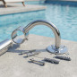 Support de main courante ouvert à 90° en acier inoxydable | Compatible avec les mains courantes de Ø 43 mm | Accessoires de pisc Support de main courante ouvert à 90° en acier inoxydable | Compatible avec les mains courantes de Ø 43 mm | Accessoires de pisc