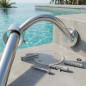 Support de main courante ouvert à 90° en acier inoxydable | Compatible avec les mains courantes de Ø 43 mm | Accessoires de pisc Support de main courante ouvert à 90° en acier inoxydable | Compatible avec les mains courantes de Ø 43 mm | Accessoires de pisc