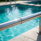 Prolunga per corrimano dritto | Acciaio inossidabile | Finitura lucida | Accessorio per piscina