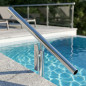 Straight Handrail for Swimming Pools | 1 Meter | One End Covered and One End Open | Stainless Steel Handrail Straight Handrail for Swimming Pools | 1 Meter | One End Covered and One End Open | Stainless Steel Handrail