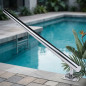 Rambarde droite pour piscines 1 mètre | Extrémités ouvertes | Rambarde en acier inoxydable Rambarde droite pour piscines 1 mètre | Extrémités ouvertes | Rambarde en acier inoxydable