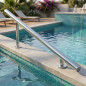 Pasamanos Recto para Piscinas | 1 Metro | Extremos Tapados | Pasamanos de Acero Inoxidable Pasamanos Recto para Piscinas | 1 Metro | Extremos Tapados | Pasamanos de Acero Inoxidable