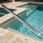 Straight Handrail for Swimming Pools | 1 Meter | Capped Ends | Stainless Steel Handrail