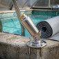 Anclaje Articulado con Pletina | Instalación Atornillada para Escaleras de Piscina | Accesorio Resistente Anclaje Articulado con Pletina | Instalación Atornillada para Escaleras de Piscina | Accesorio Resistente