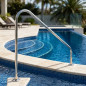 Âncora para escada Pool Outlet para uso interno/externo | 1524 mm com placas de montagem | Acessórios para escada Âncora para escada Pool Outlet para uso interno/externo | 1524 mm com placas de montagem | Acessórios para escada