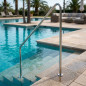 Ancoraggio per uscita piscina per scale da interno/esterno | Montaggio a incasso da 1524 mm | Accessori per scale
