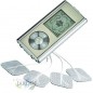 Massageador TENS com eletroestimulação, 4 eletrodos, 6 programas - Relaxamento e estimulação muscular. Massageador TENS com eletroestimulação, 4 eletrodos, 6 programas - Relaxamento e estimulação muscular.