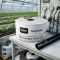 Fita plana para irrigação por gotejamento de 16 mm, tubo de irrigação por gotejamento a cada 30 cm, 2900 m, tubo plano agrícola