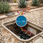 Controlador de Irrigação Hunter NODE-BT-200 Alimentado por Bateria | Controle Automático de 2 Zonas de Irrigação | Alimentação 9 Controlador de Irrigação Hunter NODE-BT-200 Alimentado por Bateria | Controle Automático de 2 Zonas de Irrigação | Alimentação 9