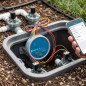 Kit de contrôleur d'irrigation à piles Hunter NODE-BT-100 + électrovanne PGV100 9 V 1'' | Contrôle automatique d'une zone d'irri Kit de contrôleur d'irrigation à piles Hunter NODE-BT-100 + électrovanne PGV100 9 V 1'' | Contrôle automatique d'une zone d'irri