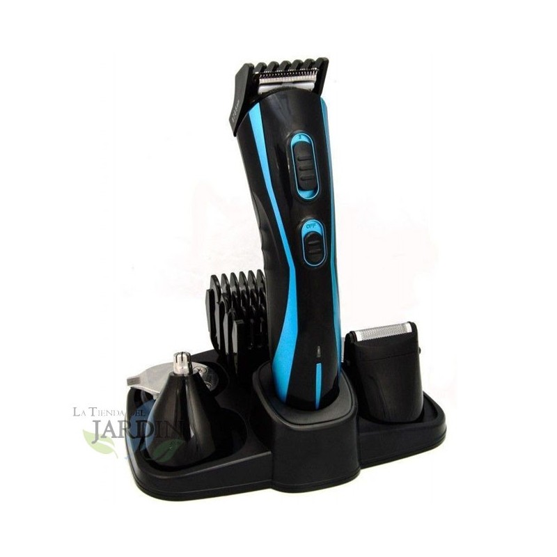 Tondeuse à cheveux sans fil rechargeable 5 en 1 - Cheveux, barbe, nez, oreilles et pattes, Thulos TH-CP1351