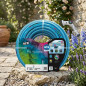 Tubo da giardino NTS Jeans da 15 mm e 50 m con nuova lancia | Antitorsione a 6 strati | Resistente e versatile per l'irrigazione Tubo da giardino NTS Jeans da 15 mm e 50 m con nuova lancia | Antitorsione a 6 strati | Resistente e versatile per l'irrigazione
