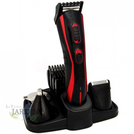 5-in-1 Rechargeable Cordless Hair Trimmer: Hair, Beard, Nose, Ear and Sideburns