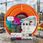 NTS Work 25mm 50 Meter Hose | High Visibility and Durable for Construction | Professional Hose