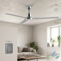 Ventilador de techo Orbegozo con interruptor de pared | gris | 60W | 120 cm de diámetro