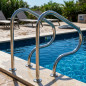 Saída de água para piscina, modelo 800 x 800 mm | Montagem embutida | Acessórios para piscina