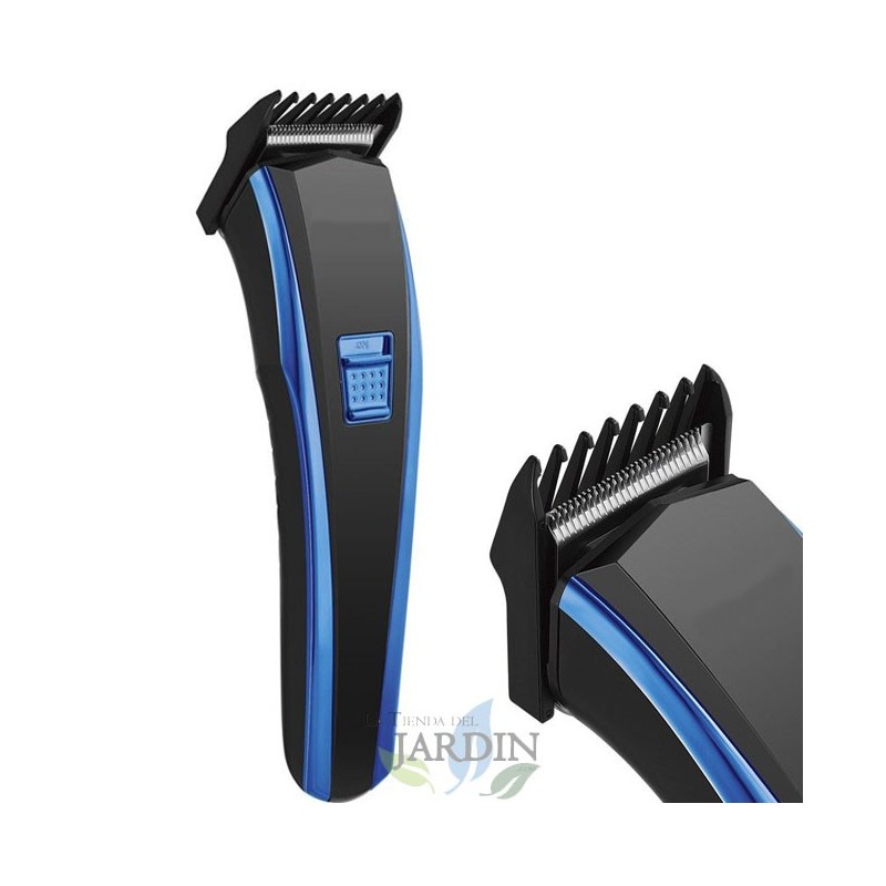 Rechargeable stainless steel 3-12mm hair and beard trimmer