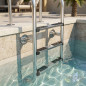 Unterer Teil der „Luxe“-Split-Poolleiter | 4 Stufen | Leiter mit Sicherheitsstufen