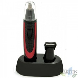 Rasoio per Peli di Naso, Orecchie e Basette. Include una testina per rifinire le basette e la barba