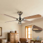 Ventilatore da soffitto Orbegozo senza luce | 4 pale reversibili | 3 velocità | finitura oro antico | motore silenzioso Ventilatore da soffitto Orbegozo senza luce | 4 pale reversibili | 3 velocità | finitura oro antico | motore silenzioso