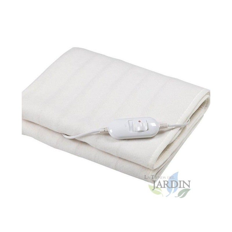 Cobertor elétrico simples 150x80cm 60W, 2 configurações de temperatura