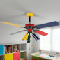 Orbegozo Deckenventilator | LED-Beleuchtung | 4 mehrfarbige Flügel | 3 Geschwindigkeitsstufen | Individuelles Design Orbegozo Deckenventilator | LED-Beleuchtung | 4 mehrfarbige Flügel | 3 Geschwindigkeitsstufen | Individuelles Design