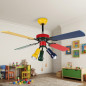 Orbegozo Deckenventilator | LED-Beleuchtung | 4 mehrfarbige Flügel | 3 Geschwindigkeitsstufen | Individuelles Design Orbegozo Deckenventilator | LED-Beleuchtung | 4 mehrfarbige Flügel | 3 Geschwindigkeitsstufen | Individuelles Design