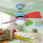Orbegozo Ceiling Fan | LED Light | 3 Speeds | Colored Blades | Modern and Functional Design Orbegozo Ceiling Fan | LED Light | 3 Speeds | Colored Blades | Modern and Functional Design