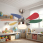 Orbegozo Deckenventilator | LED-Beleuchtung | 6 mehrfarbige Flügel | 3 Geschwindigkeitsstufen | Kühle Luft und einzigartiges Des Orbegozo Deckenventilator | LED-Beleuchtung | 6 mehrfarbige Flügel | 3 Geschwindigkeitsstufen | Kühle Luft und einzigartiges Des