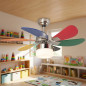 Orbegozo Deckenventilator | LED-Beleuchtung | 6 mehrfarbige Flügel | 3 Geschwindigkeitsstufen | Kühle Luft und einzigartiges Des Orbegozo Deckenventilator | LED-Beleuchtung | 6 mehrfarbige Flügel | 3 Geschwindigkeitsstufen | Kühle Luft und einzigartiges Des