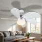 Ventilateur de plafond Orbegozo | Éclairage LED | 6 pales | 3 vitesses | Blanc | Ventilation efficace Ventilateur de plafond Orbegozo | Éclairage LED | 6 pales | 3 vitesses | Blanc | Ventilation efficace