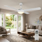 Ventilatore da soffitto Orbegozo | Luce LED | Telecomando | 4 pale | Bianco | Telecomando per la massima comodità Ventilatore da soffitto Orbegozo | Luce LED | Telecomando | 4 pale | Bianco | Telecomando per la massima comodità