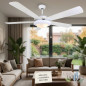 Orbegozo Deckenventilator | 5 Flügel | 132 cm | 60 W | 3 Geschwindigkeitsstufen | Weiß | Energieeffizient Orbegozo Deckenventilator | 5 Flügel | 132 cm | 60 W | 3 Geschwindigkeitsstufen | Weiß | Energieeffizient