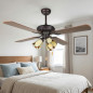 Ventilateur de plafond Orbegozo | 4 pales | 105 cm | 60 W | 3 vitesses | Blanc | Idéal pour les petits espaces Ventilateur de plafond Orbegozo | 4 pales | 105 cm | 60 W | 3 vitesses | Blanc | Idéal pour les petits espaces