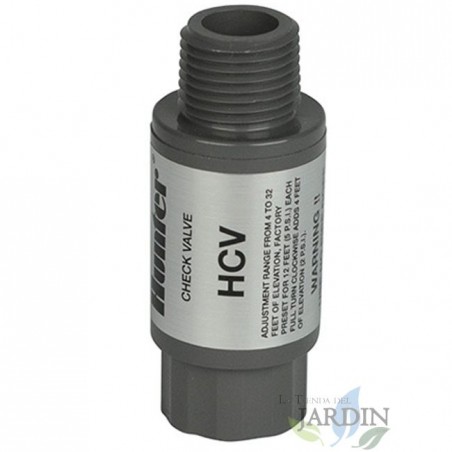 Hunter Rückschlagventil, 1/2" Innengewinde x 1/2" Außengewinde