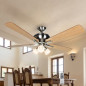 Ventilatore da soffitto Orbegozo con telecomando | 5 pale reversibili | 132 cm | Luce LED | Ideale per ambienti ampi
