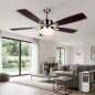 Ventilatore da soffitto Orbegozo da 132 cm con telecomando | 5 pale | Luce LED | 3 velocità | Ventilazione per grandi spazi