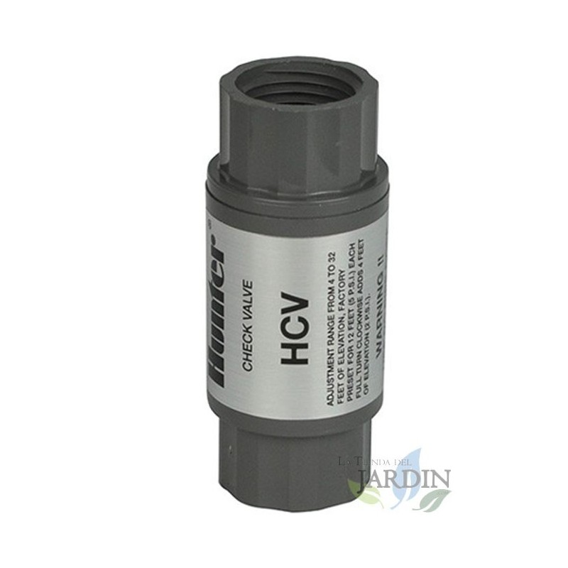 Hunter Rückschlagventil, 1/2" Innengewinde x 1/2" Innengewinde