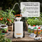 Backpack Pressure Sprayer for Chemicals | 7 Liter Capacity | Professional High-Security Design