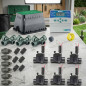 Kit de irrigação automática Hunter 24V de 6 zonas para tubulação de 25 mm | Inclui programador, válvulas solenoides e acessórios Kit de irrigação automática Hunter 24V de 6 zonas para tubulação de 25 mm | Inclui programador, válvulas solenoides e acessórios