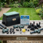 Kit di irrigazione automatico Hunter 24V a 6 zone per tubi da 20 mm | Include programmatore, elettrovalvole e accessori