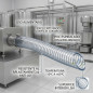 Manguera Transparente 35mm Interior, 43mm Exterior, 30m | Aspiración e Impulsión de Líquidos Alimentarios