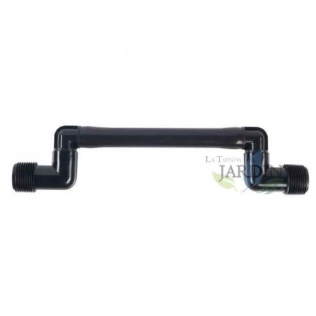 Codo articulado 15 cm 3/4" x 3/4" para difusores y aspersores