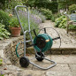 Chariot porte-tuyau en acier pour tuyaux de 15 mm et 70 m ou de 19 mm et 50 m | Rangement et organisation faciles