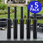 Pack of 5 Toro LPS417 Irrigation Diffusers | Range 5.20 meters, 0 to 360º | Sprinkler with 10 cm Elevation